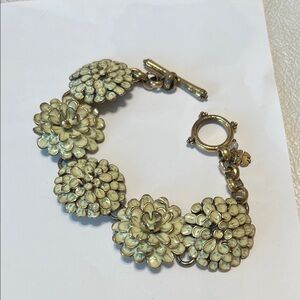 Lucky Brand floral statement bracelet